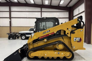 Chargeuse compacte sur chenilles Cat 275 XE avec attache de broyeur forestier, machine de construction compacte haute performance pour travaux lourds - Product Image 2