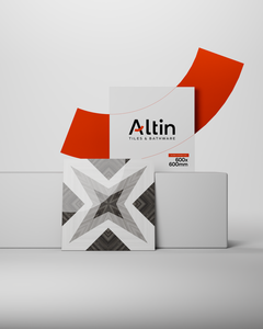 Azulejos de Cerámica Vitrificada de Porcelana de 600x600 mm BM S63 - Acabado Brillante, Diseño Italiano Book Match, Azulejos de 60x60 cm para Interiores Modernos - Product Image 1