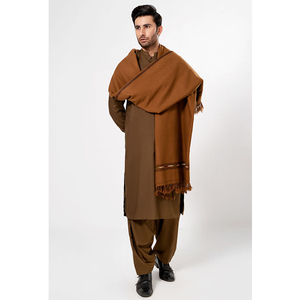 Latest Design High Quality Custom Made Wool <b>Woolen</b> Cashmere Men <b>Shawls</b> Top Trending Product Men <b>Shawls</b> For Wedding - Product Image 2