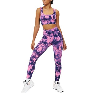 Ropa de gimnasia femenina Conjunto de yoga Sujetador deportivo acolchado Mujeres sin costuras Push up Fitness Wear Conjunto de yoga para adultos - Product Image 5