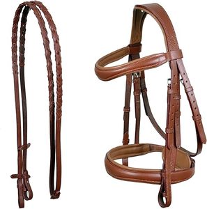 Brida de Cuero para Doma Clásica, Diseño Marrón, Marca D.D - Product Image 6