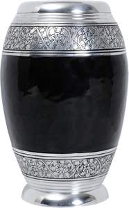 Exquisita urna decorativa de metal para cenizas Material de alta calidad para una durabilidad duradera Diseño elegante y elegante - Product Image 2