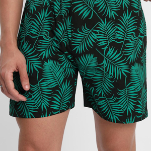 Pantalones Cortos Casuales para Hombre, Estampado Digital, Colores Brillantes, Mezcla de Poliéster/Algodón Suave, Cintura Elástica Alta, Transpirables y Ecológicos - Product Image 4