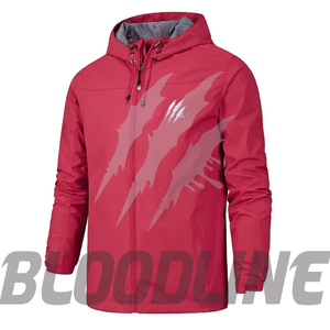Men's Color Blocking <b>Waterproof</b> Breathable Windproof Eco-Friendly Quick Dry <b>Thin</b> Embroidered Puffer <b>Jacket</b> Zipper Closure Formal - Product Image 5
