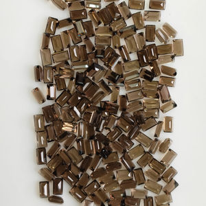 ควอตซ์สโมคกี้ธรรมชาติ 5x3 มม. ทรงบาแกตต์เจียระไนแบบสเต็ปคัท คุณภาพดีที่สุด สำหรับทำเครื่องประดับ - Product Image 3