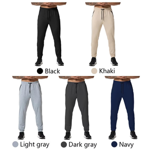 Pantalon de jogging en coton pour hommes, logo personnalisé, nouveau pantalon de jogging extensible avec fermeture à taille élastique, pantalon de jogging - Product Image 2