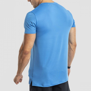 Ropa deportiva transpirable de talla grande para hombre, venta al por mayor, camisetas en blanco personalizadas para deportes, gimnasio, ejercicio - Product Image 3