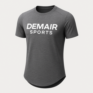 DEMAIR SPORTS T-shirt d'été antistatique à manches courtes et col rond pour hommes T-shirt imprimé léger respirant évacuant l'humidité - Product Image 2