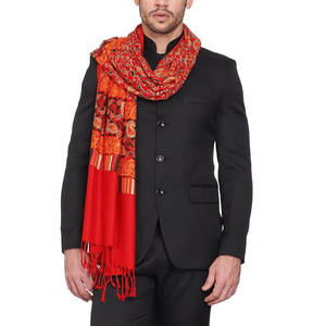 High Quality 100% <b>Wool</b> Shawl for <b>Men</b> Traditional <b>Scarves</b> & Shawls for Party Wear Autumn Winter Hot Selling Item - Product Image 4