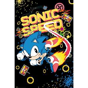 Affiche moderne pour Sonic the Hedgehog Speed, pour décoration murale - Product Image 2