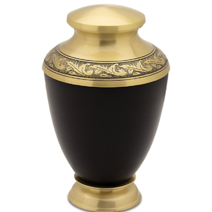 Urne funéraire décorative de style américain pour les êtres chers, nouveau design en laiton métallique pour les cendres humaines, prix de gros en provenance d'Inde - Product Image 3