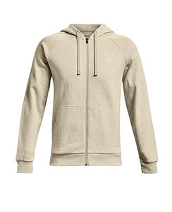 Personalizable de gran tamaño de peso pesado de los hombres cremallera térmica hasta sudaderas con capucha de algodón en blanco negro Zip up sudaderas con capucha de los hombres - Product Image 1