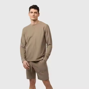 Ensemble chemise décontractée, légère, respirante, short et survêtement personnalisés pour hommes ensemble t-shirt et short pour hommes de grande taille - Product Image 1