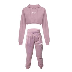 Conjuntos Deportivos Casuales de Invierno para Mujer al por Mayor, Estampados o Lisos, Transpirables, de Secado Rápido, 100% Poliéster, Último Diseño Unisex 2 en 1 - Product Image 5