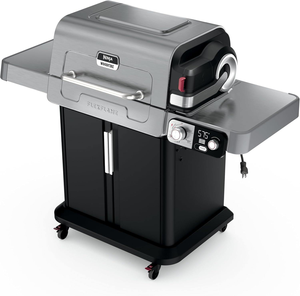 BON #   Barbecue électrique et au propane FlexFlame, système de cuisson extérieur 5-en-1 - Gril de cuisson 5-en-1 en acier inoxydable - Product Image 1