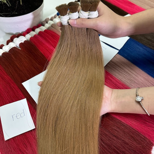 Venta al por mayor pelo humano ruso Color crudo a granel Cabelo Humano Natural 12A grado paquetes a granel - Product Image 6