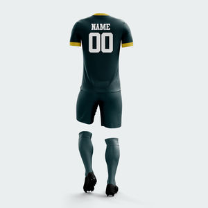Uniforme de football unisexe 100% haute qualité, confortable, respirant, séchage rapide, manches courtes, taille adulte, coupe ajustée, nouveau design 2026 - Product Image 3
