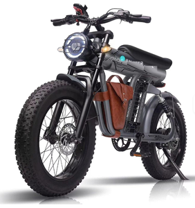 Adult Electric Mountain Bike Fat Tire Ebike 1200W 48V 24 Speed Waterproof Off Road Commuter <b>Bicycle</b> - Product Image 2