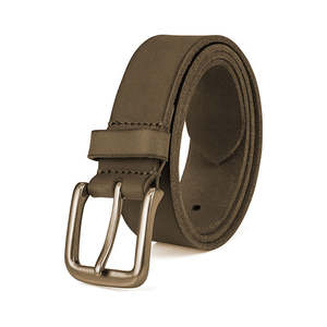 Cinturón de vaquero de cuero clásico personalizable de 35mm para hombre, cinturón de estilo occidental con hebilla de aleación personalizada - Product Image 5