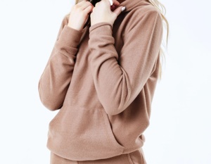 Professionnel XXL taille personnalisée femmes hiver Fitness survêtement haute qualité respirant vêtements de sport à capuche nouvellement fait solide ensemble - Product Image 3