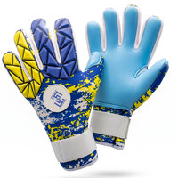 Gants de gardien de but en cuir légers, protection complète des doigts, respirants, antidérapants, fermeture à boucle, gants de sport unisexes