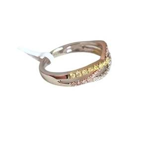 Anillo de mujer Citrino natural y piedra preciosa CZ Piedra NATAL DE NOVIEMBRE Aniversario minimalista Joyería hecha a mano Anillo de plata esterlina 925 - Product Image 4