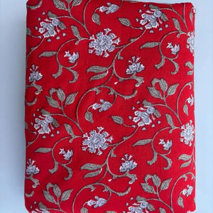 ผ้าคอตตอนอินเดียน้ำหนักเบาสำหรับตัดเย็บเสื้อผ้าพิมพ์ลายและผ้าควิลท์สำหรับเด็กเสื้อผ้าพิมพ์ลายทรงหลวมสำหรับผู้หญิง - Product Image 1