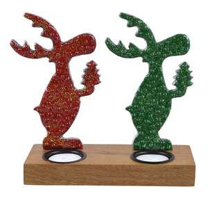 Sapin de Noël de luxe en aluminium avec étoile pour décoration de table, vente en gros - Product Image 5