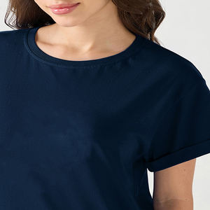 เสื้อยืดแขนสั้นคอกลมสไตล์อินเดียสำหรับผู้หญิง ทรงปกติ ใส่สบาย เหมาะกับฤดูร้อน - Product Image 3