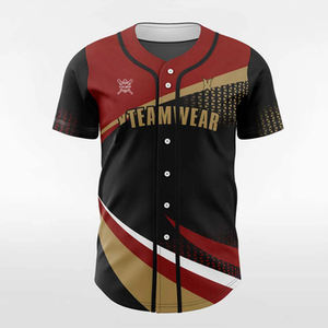 Camiseta de béisbol barata de manga corta al por mayor, sublimación y bordado, fabricante de uniformes de béisbol. - Product Image 2