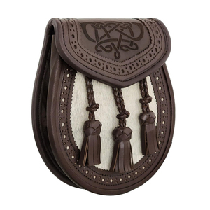 Kilt écossais en cuir de vache fait main de haute qualité, nouveau design 2025, avec boutons, accessoires pour instruments de musique - Product Image 2