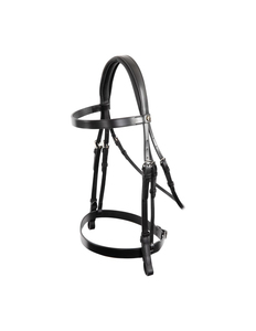 Bridon pour cheval en cuir italien de haute qualité avec boucles en acier inoxydable, produits équestres haut de gamme, service OEM bienvenu - Product Image 3