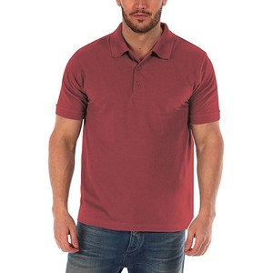 200gsm 100% Heavy Cotton Polos Manga Corta Verano Personalizado Bordado Impreso Camiseta Hombre Polo Shirt - Product Image 2