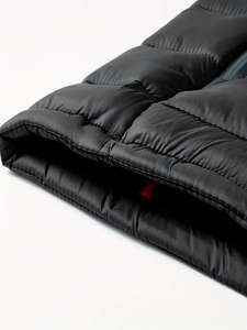 Valva Sports VS-421 Men's Custom Logo <b>Thin</b> Puffer Running Jacket Hood Reflective Shiny Bubble Long Canvas Waterproof Breathable - Product Image 5