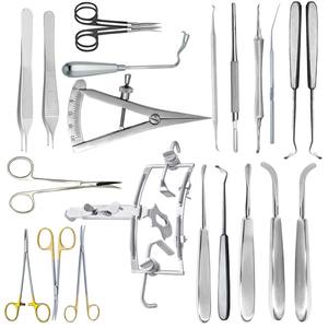 Padgett Dingman Juego completo Mordaza bucal Labio hendido Cirugía del paladar 22 piezas Instrumentos de acero inoxidable Manual Pentax Certificado CE - Product Image 1