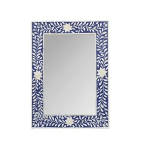 Handcrafted <b>MOP</b> Mirror Frame Traditional Mother Of Pearl Inlay For Classic Home Interior <b>Wall</b> Decoration - Product Image 1