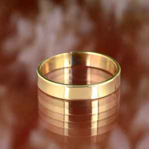 Anillo de boda de Latón chapado en oro de 18 quilates resistente al agua de moda para mujer, regalo de joyería elegante para parejas - Product Image 4
