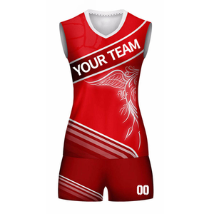 Ensemble d'uniformes de volley-ball en tissu polyester à séchage rapide, vêtements d'équipe professionnels, uniforme de jeu de volley-ball, tissu polyester de qualité supérieure - Product Image 2