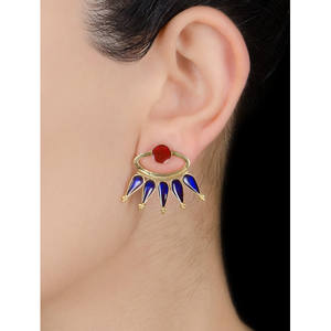 ต่างหูแฟชั่นทรงกรวยสีเงิน Zara - Product Image 2