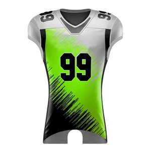 Maillot de football américain antibactérien Impression par transfert thermique Meilleur matériau en polyester Maillot de football américain antibactérien - Product Image 3