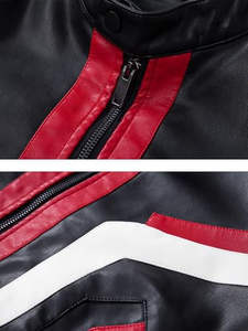 Blouson de moto en cuir unisexe sur mesure, nouveau design, coupe-vent, imprimé, blouson de moto de course d'hiver, cuir de vache - Product Image 4