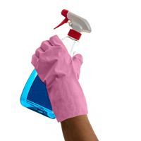 Cocina Limpieza del hogar Guantes de goma Guantes impermeables para lavar platos Lavado de coches multiusos Medio Invierno Stock Oferta de lote de verano