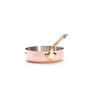 OEM <b>Copper</b> Plated Mini Stainless Steel <b>Fry</b> <b>Pan</b> Wholesale Serving <b>Pan</b> Compact Skillet for Hotels, Restaurants & Catering Services - Product Image 1