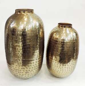 Vente chaude Moderne Antique Métal Fleur Vase Personnalisable De Luxe Table De Mariage Décor Salon À La Main En Acier Pot De Fleur - Product Image 6