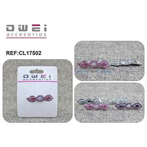 Pince à cheveux 12u/c avec cristaux Accessoires pour cheveux élégants et élégants - Product Image 1