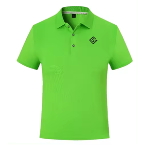 Chemise de golf pour homme en gros, coupe classique, anti-froissement, imprimé, confort sans couture, respirante, tricotée en polyester, décontractée, manches courtes - Product Image 3