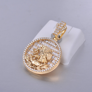 IGI certificado Diamante oro rosa plata esterlina Hip Hop personalizado forma de cruz Real diamante fino colgantes y dijes joyería hombres - Product Image 1