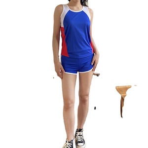 ชุดโยคะสองชั้นน้ำหนักเบาสีพื้นไซส์ใหญ่สำหรับผู้หญิง ออกกำลังกายและฟิตเนส สินค้ามาใหม่ลดราคา - Product Image 1