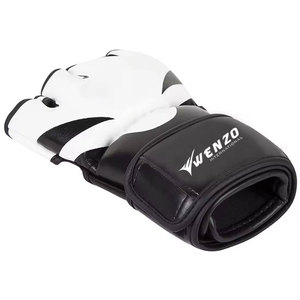 Gants d'entraînement et de combat MMA en cuir PU antidérapants, ajustement confortable, absorption des chocs pour la pratique des arts martiaux - Product Image 4