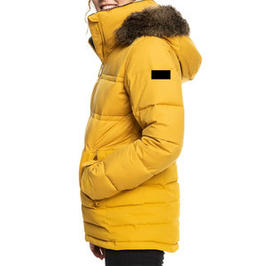 Venta al por mayor personalizado mujeres Puffer chaquetas Casual a prueba de viento Puffer abajo chaqueta personalizada transpirable diseño acolchado Zip Up chaquetas de las mujeres - Product Image 3